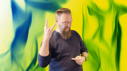 Rock N Roll Reaction GIF by BytEffekt