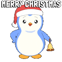 Merry Christmas Sticker by Pudgy Penguins