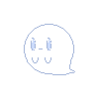 mellowsupreme pixel halloween ghost pixel art Sticker