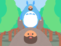 totoro GIF by James Curran