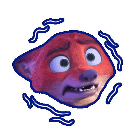 Scared Jason Bateman Sticker by Walt Disney Animation Studios