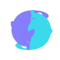 Yin Yang Art Sticker by bibibibeaut