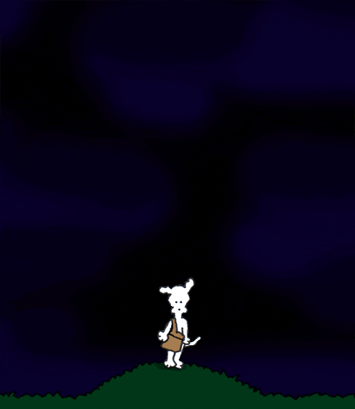 chippythedog love stars goodnight good night GIF