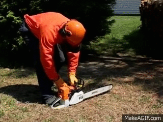 chainsaw GIF