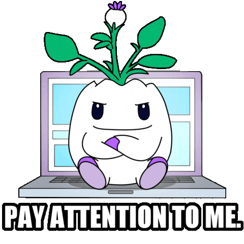 Notice Me Miss You Sticker by Magic Eden