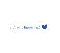 Heart Bayern Sticker by Allgäu GmbH