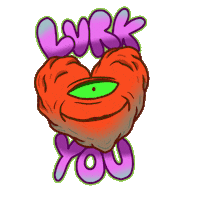 Love You Art Sticker by LURK