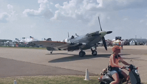British Plane GIF