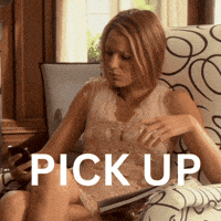 Tell Me More Phone Call GIF by Blake Lively Fan