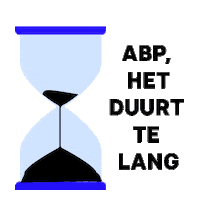 FossielvrijNL abp klimaat fossielvrij duurttelang Sticker