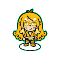 Happy Girl Sticker