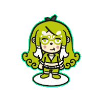 Happy Girl Sticker