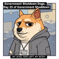 Sad Government Shutdown GIF by Doge Pound