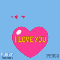 I Love You Heart GIF by Pudgy Penguins