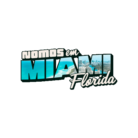 Miami Florida Sticker by Somos Nomos