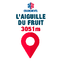COURCHEVEL courchevel Sticker