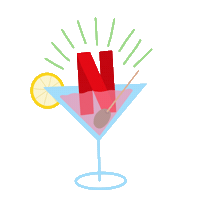 Summer Cocktail Sticker by NETFLIX