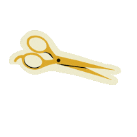 arielledesignshair haircut scissors hairsalon arielledesignshair Sticker
