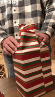 Dad Tries to Wrap Christmas Present