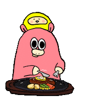 Hungry Illustration Sticker by Gunmaumofficial