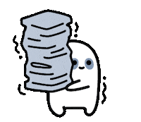 Littleworkingsoul busy 打工小魂 littleworkingsoul 很忙 Sticker