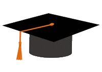 Graduation Cap Sticker by Buffalo State College