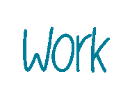 Work Typography Sticker by BVK Students Hannover