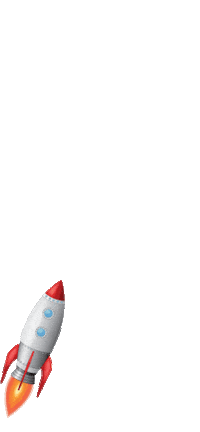 AmazingLiving space rocket to the moon take off Sticker