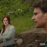 Theo James Reaction GIF by HBO