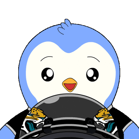 Game Time Football Sticker by Pudgy Penguins