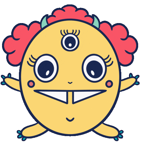 Cartoon Character Sticker Sticker