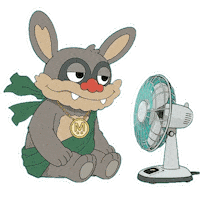 Floating Summer Time Sticker