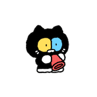 Cat Sticker by bubble