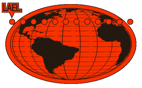 Around The World Orange Sticker by Rapha
