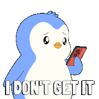 Penguin What Sticker by Pudgy Penguins