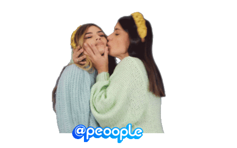 Love You Kiss Sticker by Peoople
