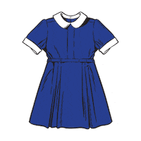 notredameprep uniform ndp blue dress bluedress Sticker