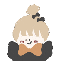 Halloween おんなのこ Sticker