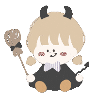 Halloween おんなのこ Sticker