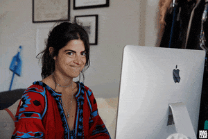 working leandra medine GIF by Man Repeller