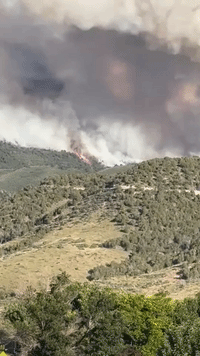 Spring Creek Fire Burns in Western Colorado