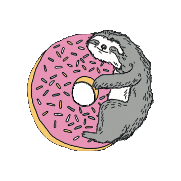 Jimbobart giphygifmaker illustration animal hug Sticker