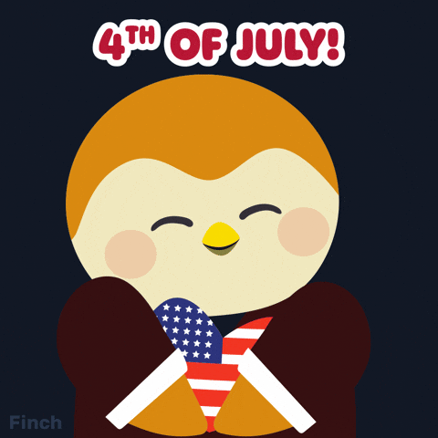 Independence Day Celebration GIF by Finch Care