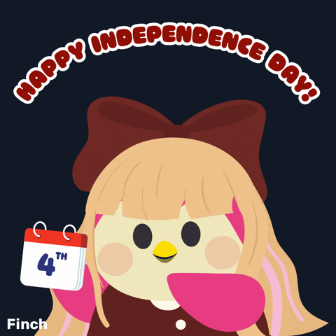 Independence Day Celebration GIF by Finch Care