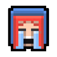 Sad Face Sticker by Minecraft