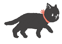Cat 歩く Sticker