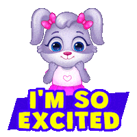 Happy So Excited Sticker by Lucas and Friends by RV AppStudios