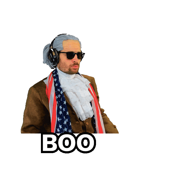 Boo Thumbs Down Sticker