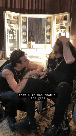 kingkaps7 giphyupload kingkaps7 nice moment ozzy osbourne yungblud 2 GIF