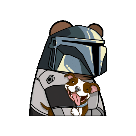 Dog Nft Sticker by SuperRareBears